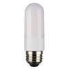 Satco 8 Watt T10 LED, Frosted, Medium Base, 4000K, High Lumen, 120 Volt, 90 CRI, Dimmable, Carded S11225